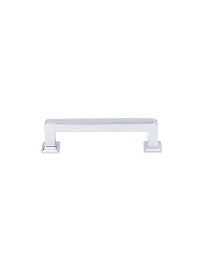 Ascendra Cabinet Pull - 3 3/4 inch Center-to-Center in Polished Chrome.